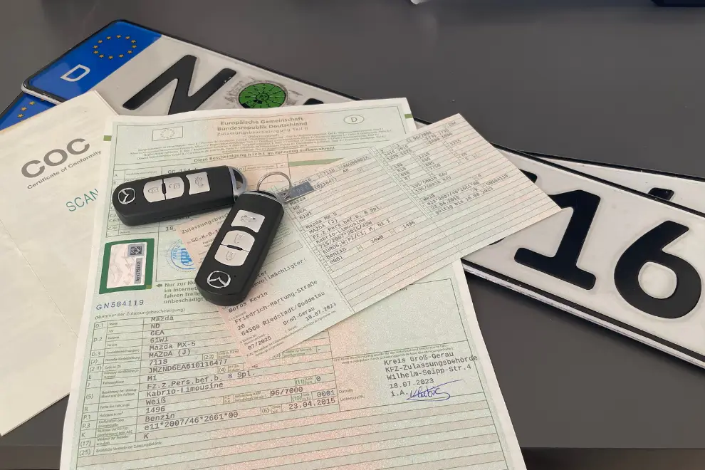 Gépjármű regisztráció Németországban